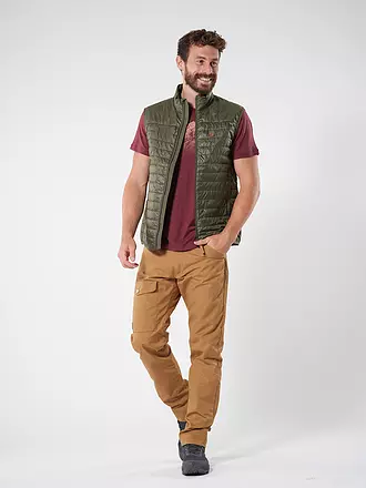 FJÄLLRÄVEN | Gilet isolant rembourré Abisko pour homme | olive